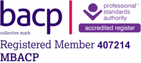 BACP logo, highlighting Daniela Weetman's membership in the British Association for Counselling and Psychotherapy